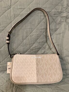 Michael Kors Women's Gray Logo Shoulder Bag